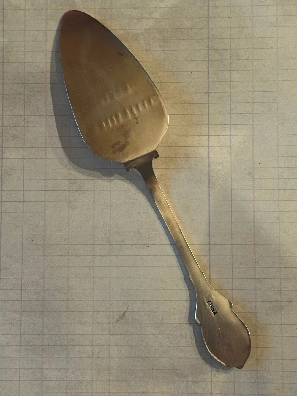 Mud Pie Silver-Tone 'Happy Everything' Cake Server